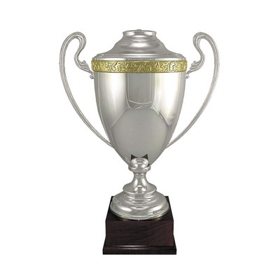 Silver w/Gold Accent Trophy Cup (20")