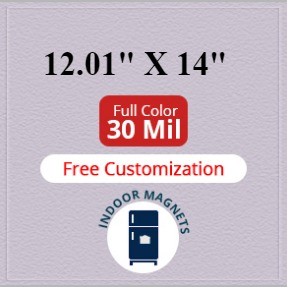 12.01 to 14 Square Inches Indoor Magnets - 30 Mil
