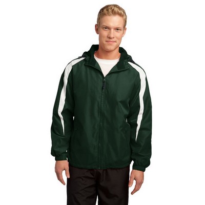 Sport-Tek® Adult Fleece-Lined Colorblock Jacket
