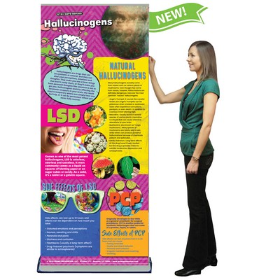 Hallucinogens Retractable Banner