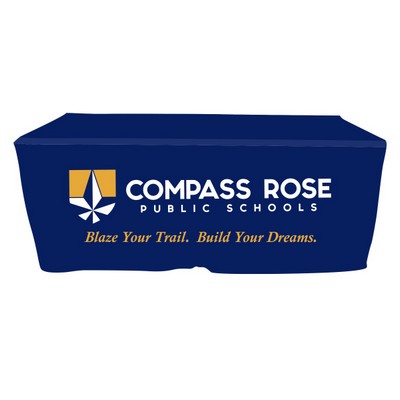 6' Rectangle Tablecloth With Zipper Back