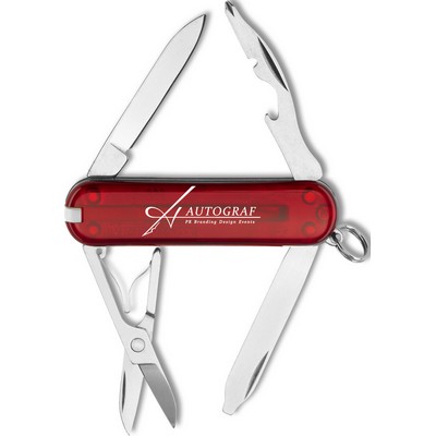 Swiss Army® Translucent Ruby Red Rambler Knife