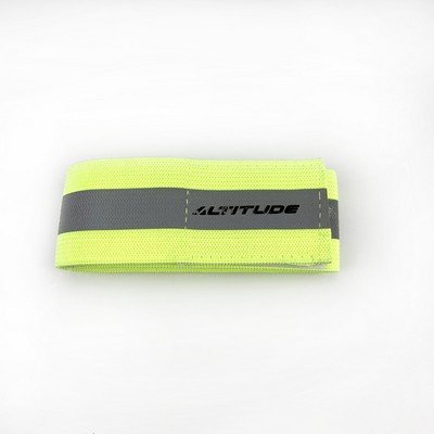 Elastic Reflective Safety Armband or Leg Band for Cycling or Running Sports Event