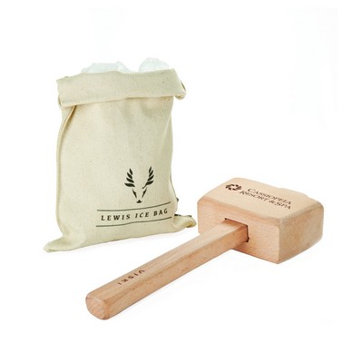 Viski® Lewis Ice Bag and Mallet