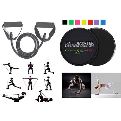 iBank ® Exercise Band + Fitness Sliders