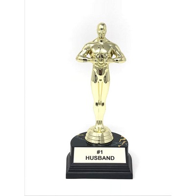 #1 Husband Trophy- 7" Novelty Trophy