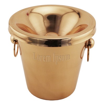 Copper Half-Bottle Size Wine Tasting Spittoon (2 Piece)