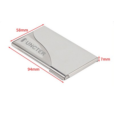 Matt Surface Stainless Steel Business Card Case