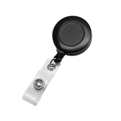 Retractable Plastic Badge Reel (1.26" x 1.26")