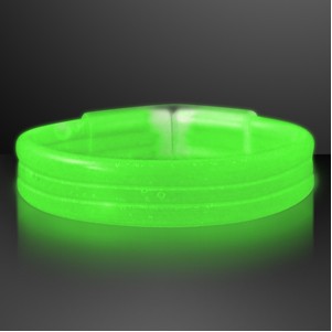 Thick Green Glow Bracelet - BLANK