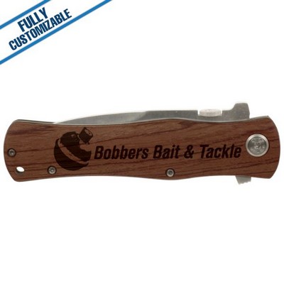 Wood Handle Knife (4.5")