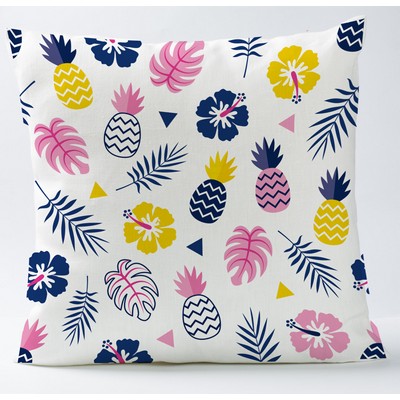 Custom Logo Tropical Throw Pillow 16''