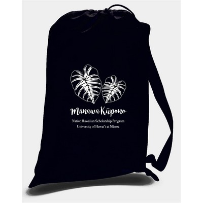 Medium Sized 12 Oz. Canvas Drawstring Laundry Bag (19"x27")