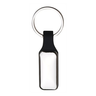 Silicone Strap Metal Keychain