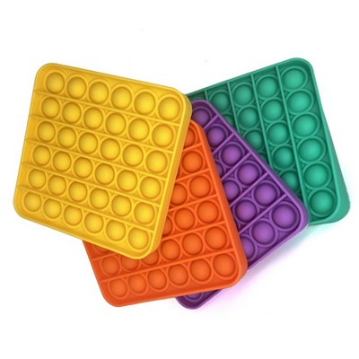 Silicone Push Pop Bubble Fidget Toy (Square)