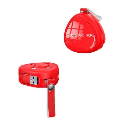 Retractable 3-in-1 cable