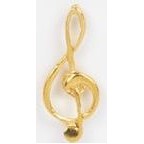 Music Note Stock Cast Pin