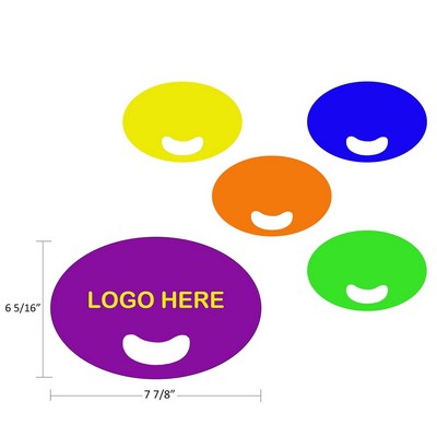 Oval Plastic Hand Fan