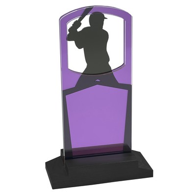 Baseball – Men's Award Black Wood Base