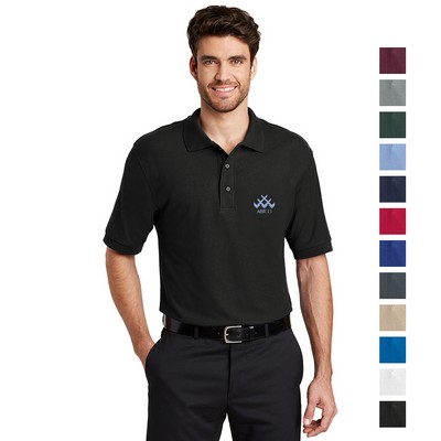 Port Authority® Tall Silk Touch™ Embroidered Polo