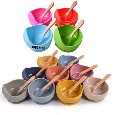 Silicone Baby Bowl & Spoon Set