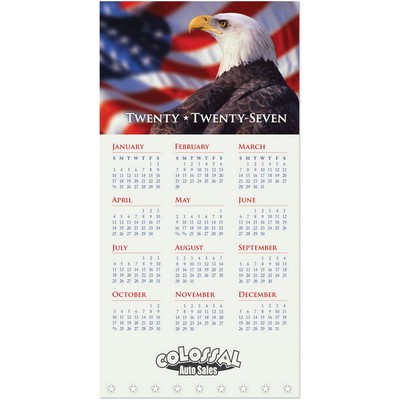 Patriotic Z-Fold Calendar