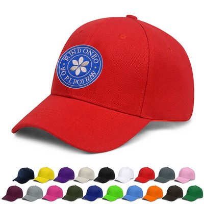 6 Panel Mid Profile Baseball Cap