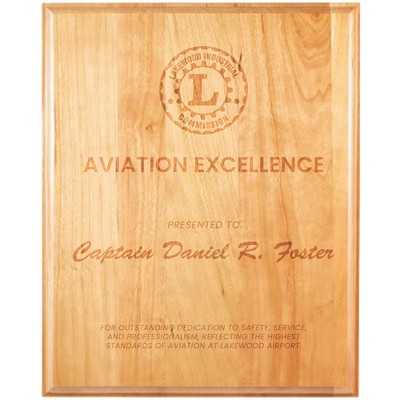 10½" x 13" Genuine Cherry Plaque