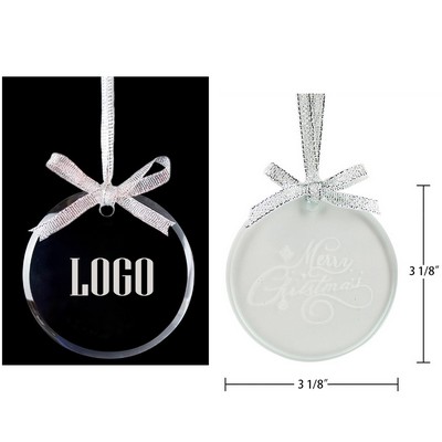 Clear Ornaments - Round