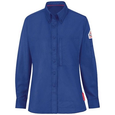 iQ Series® Women's Lightweight Comfort Woven Shirt - Royal Blue
