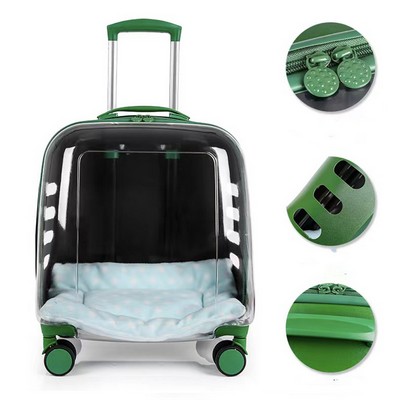 Plastic Pet Rolling Luggage