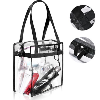 Lightweight Transparent PVC Tote Bag