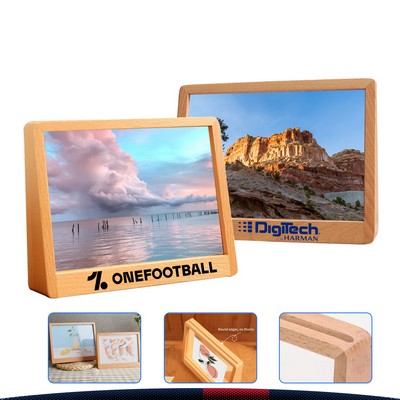 6" Textured Metal Photo Frame