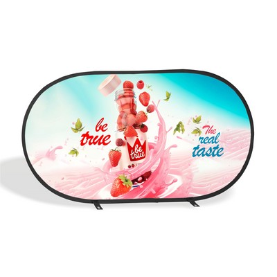 Horizontal A - POP UP Standing Banner - Digitally Printed