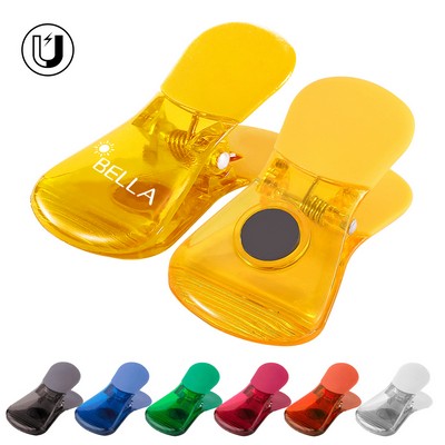 Translucent Boulevard Magnetic Clip W/ Opaque Tips