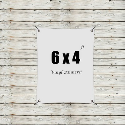 Custom 6' x 4' Vinyl Banners