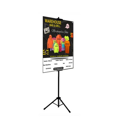 Tripod Multi-Use Stand With 1-24X48 Foamboard Sign