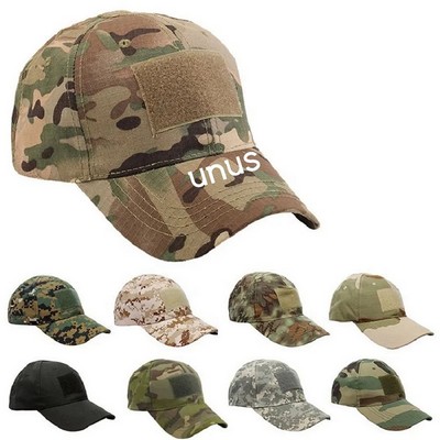 Vintage Hunting Camo Military Baseball Cap