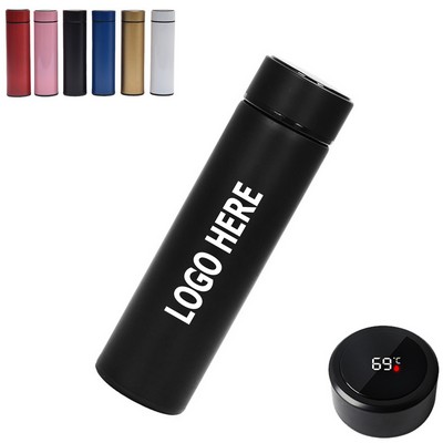 17Oz Portable Intelligent Digital Display Thermos Cup