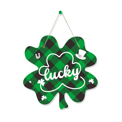 St Patrick's Day Eco-Friendly Multi Shapes Decorative Welcome Paper Door Sign