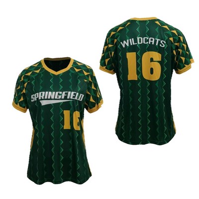 Women/Girls Raglan V-Neck Short Sleeve T-Shirt