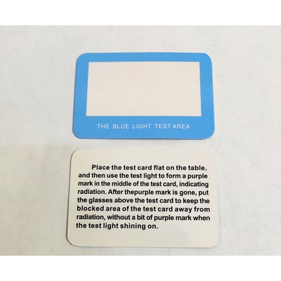 Blue Light Exposure Cards