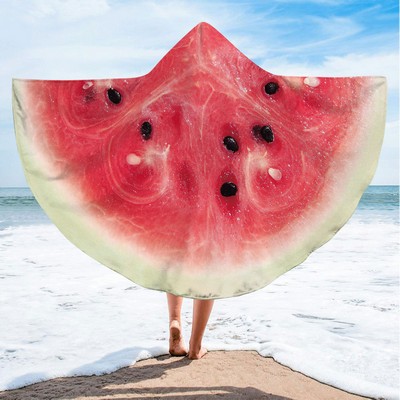 78.8 x 59" Custom Adult Hooded Oversized Beach Towel#11