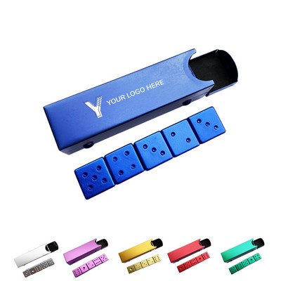 Aluminum Alloy Dice With Storage Box