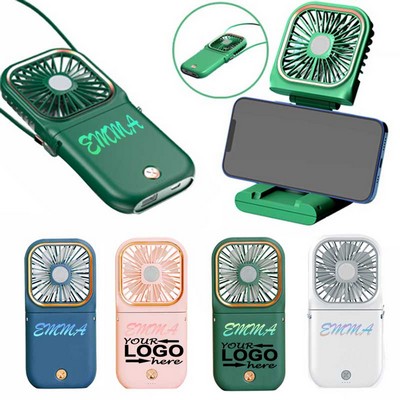 4" 1 Mini Fan with Power Bank