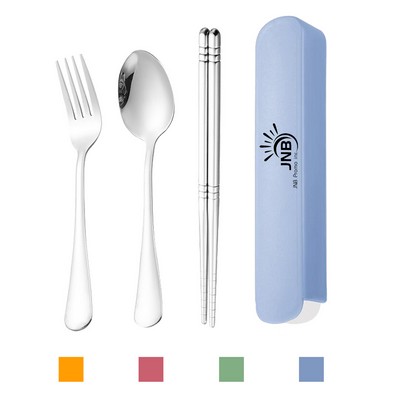 3" 1 Stainless Steel Travel Cutlery Set