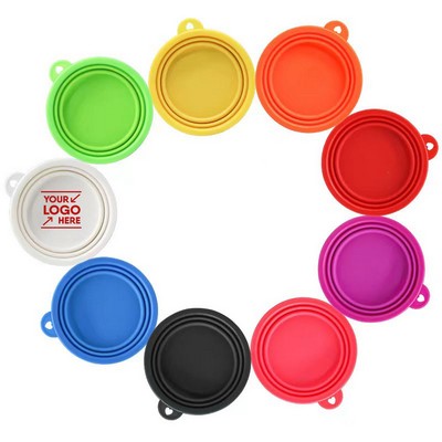 Collapsible Silicone Pet Bowl with Carabiner