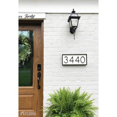 Hotel Room Number Plate