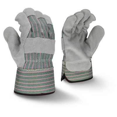 Radians® Select Shoulder Gray Split Cowhide Leather Glove