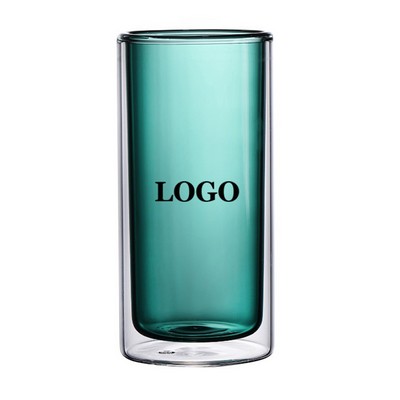 8 Oz Colored Double Wall Glasses